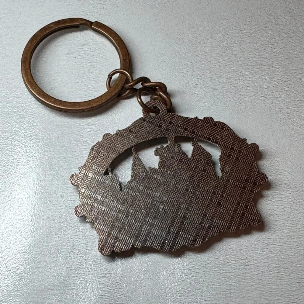 New York City Skyline Statue of Liberty Souvenir Metal‎ Keychain